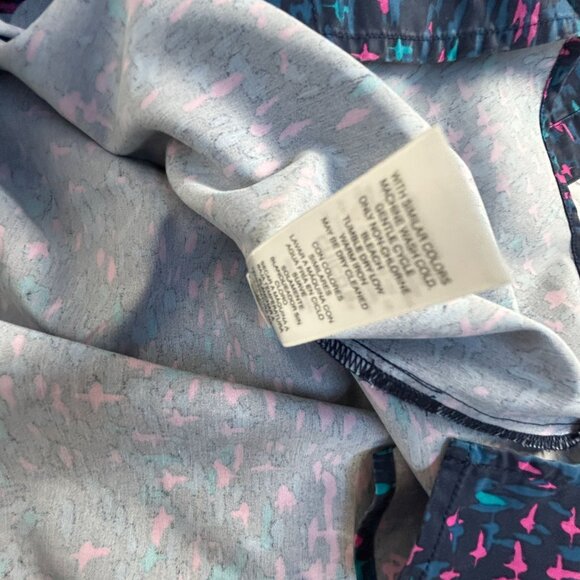 Chico's Womens Multicolor Abstract Print Button-Down 3/4 Sleeve Shirt Top Size 1 - Picture 5 of 8